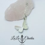 Handmade Sterling Silver Butterfly Cremation Necklace
