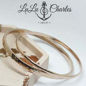 handmade-rose-gold-textured-bangles